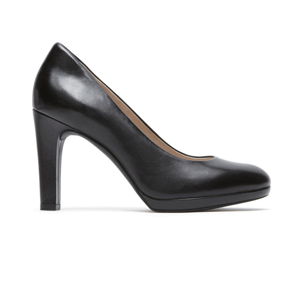 Rockport Singapore Womens Heels - Seven to 7 Ally Plain Black - OR7431629